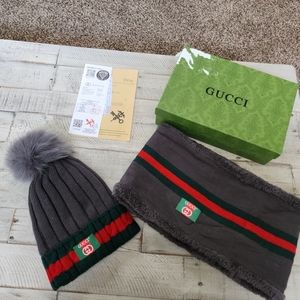 COPY - Gucci Wool Hat & Scarf NWT